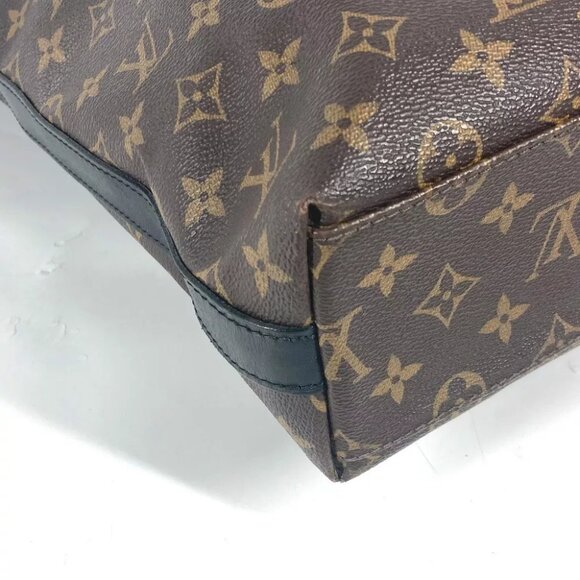 LOUIS VUITTON M40388 Monogram Macassar Kitan Business Bag Hand Bag Tote Bag - Picture 9 of 14